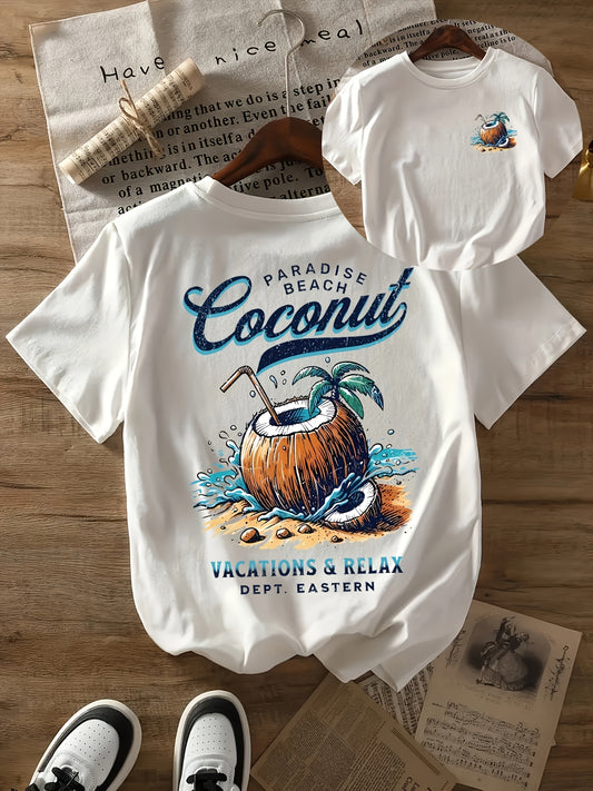 Shirt Liva – Coconut Vibes Print
